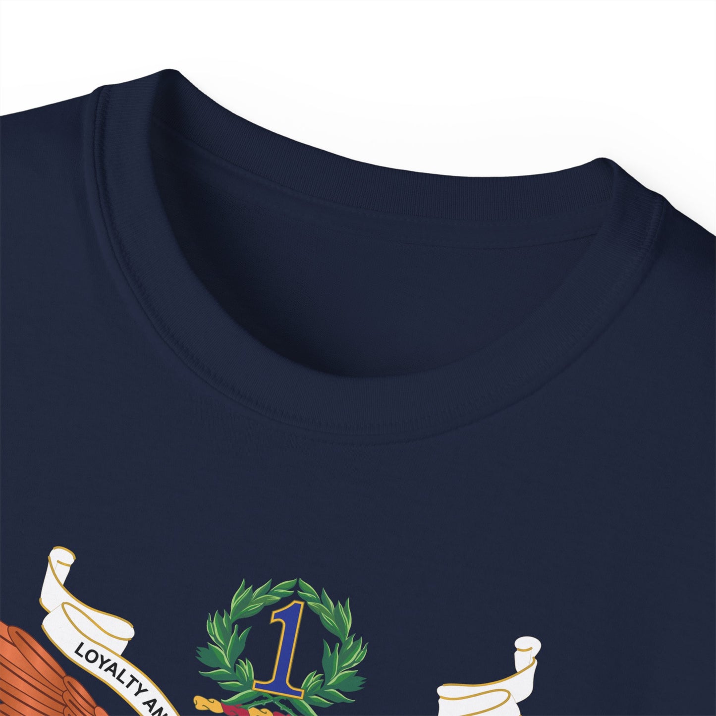 Unisex Ultra Cotton Tee - Army - Regimental Colors - 1st Infantry Regiment X 300