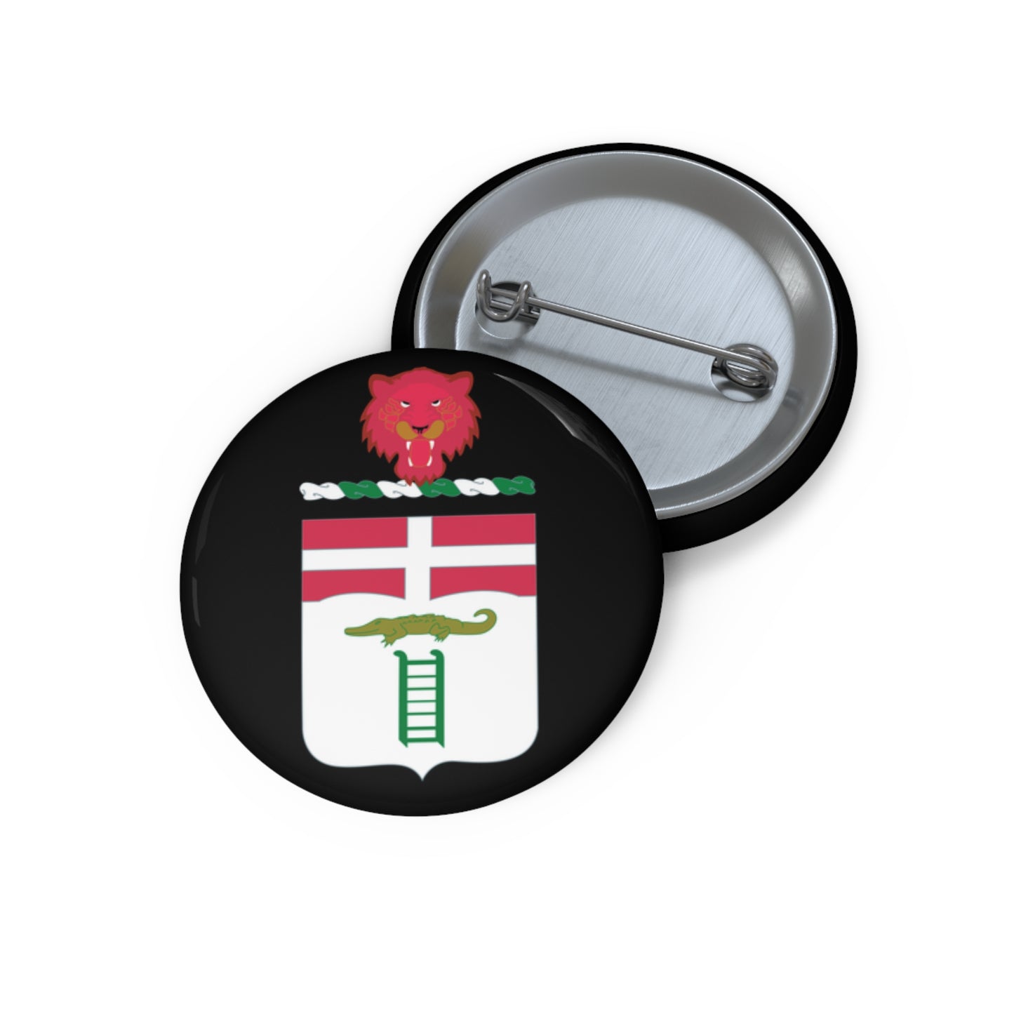 Custom Pin Buttons - COA - 6th Infantry Regiment