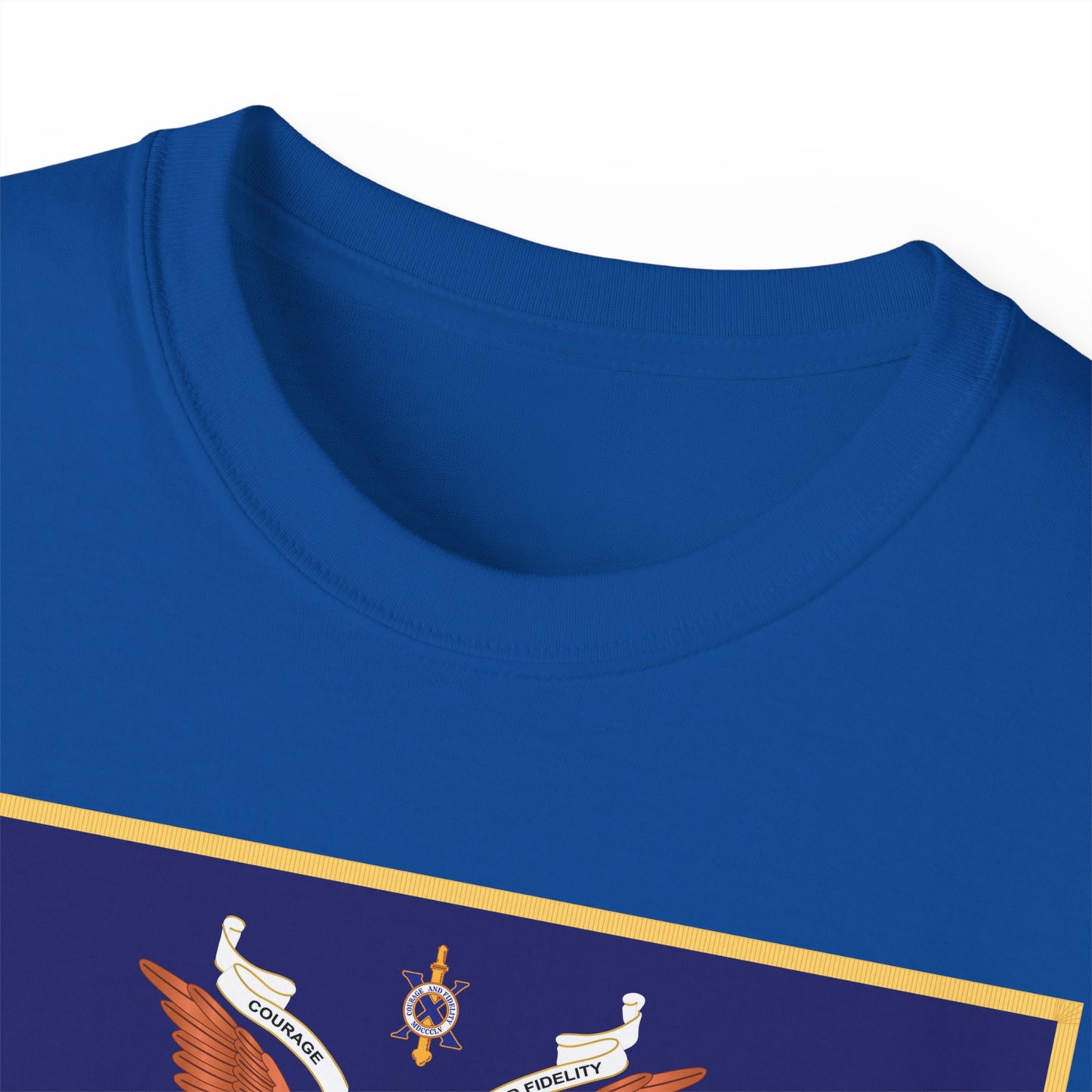 Unisex Ultra Cotton Tee - Regimental Colors - 10th Infantry Regiment X 300