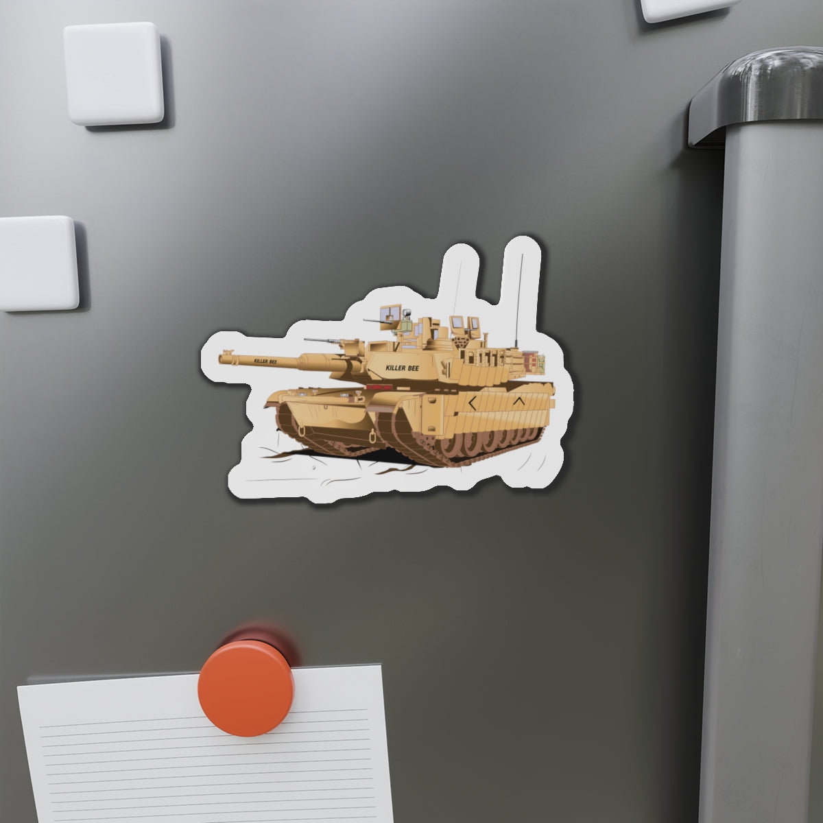 Tank Die-Cut Magnets - M1A1 - Abrams Tank