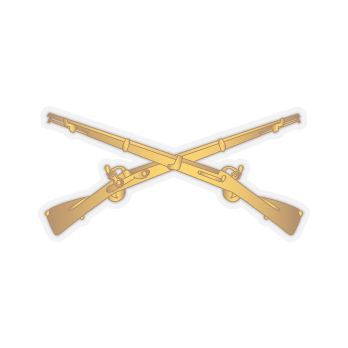 Kiss-Cut Stickers - Army - Infantry Branch wo Txt X 300