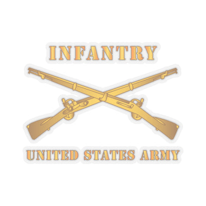 Kiss-Cut Stickers - Army - Infantry - Branch - US Army X 300