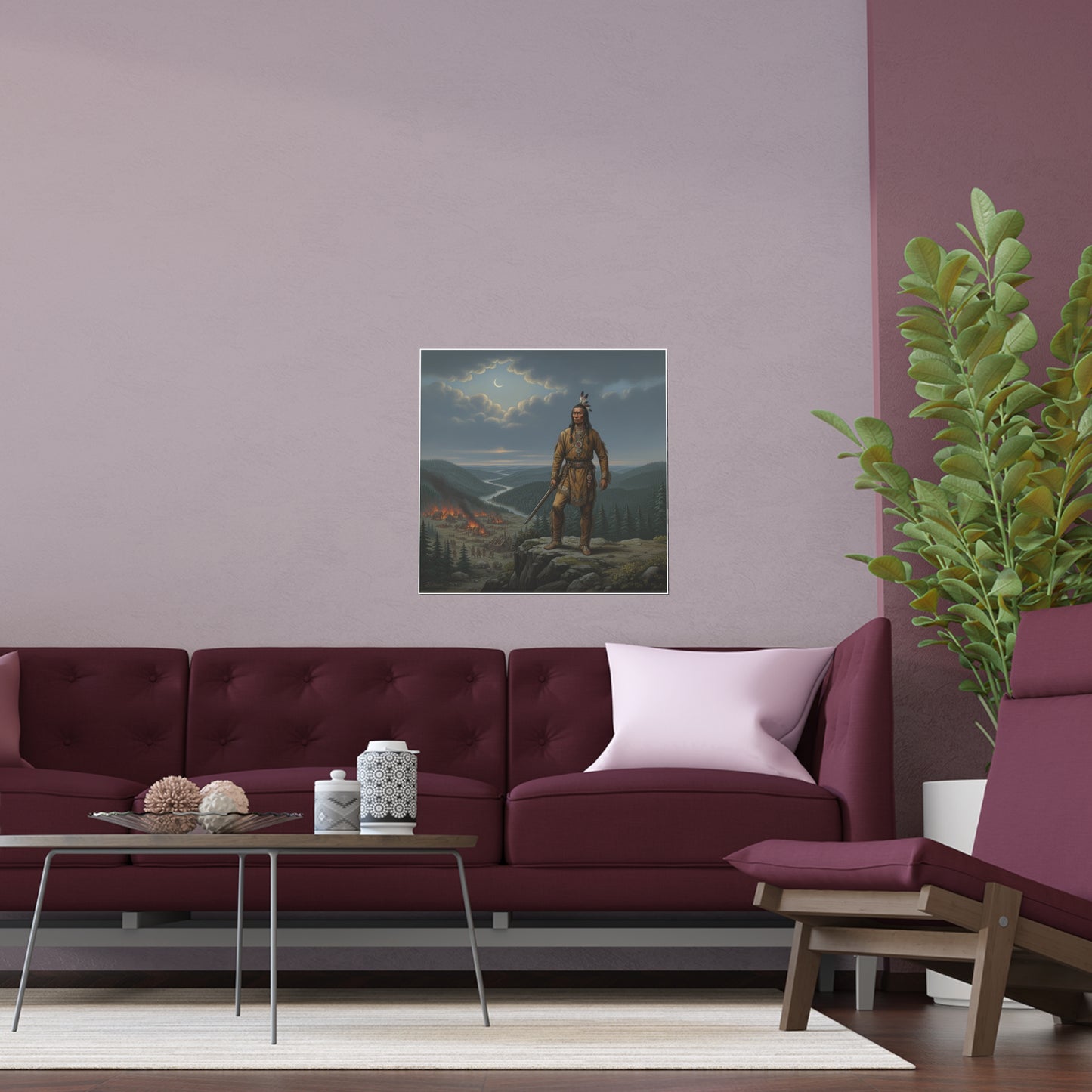 Indoor and Outdoor Silk Posters - The Last Mohican