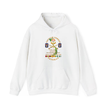 Unisex Heavy Blend™ Hooded Sweatshirt - Army - Vietnam Combat Vet w DUI - Br -  Alpha Co, 1st Bn, 6th Inf - LZ Center w 196th LIB w VN SVC X 300