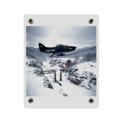 Acrylic Wall Art Panel - Attack at Majon-ni and Samdong-ni during Korean War