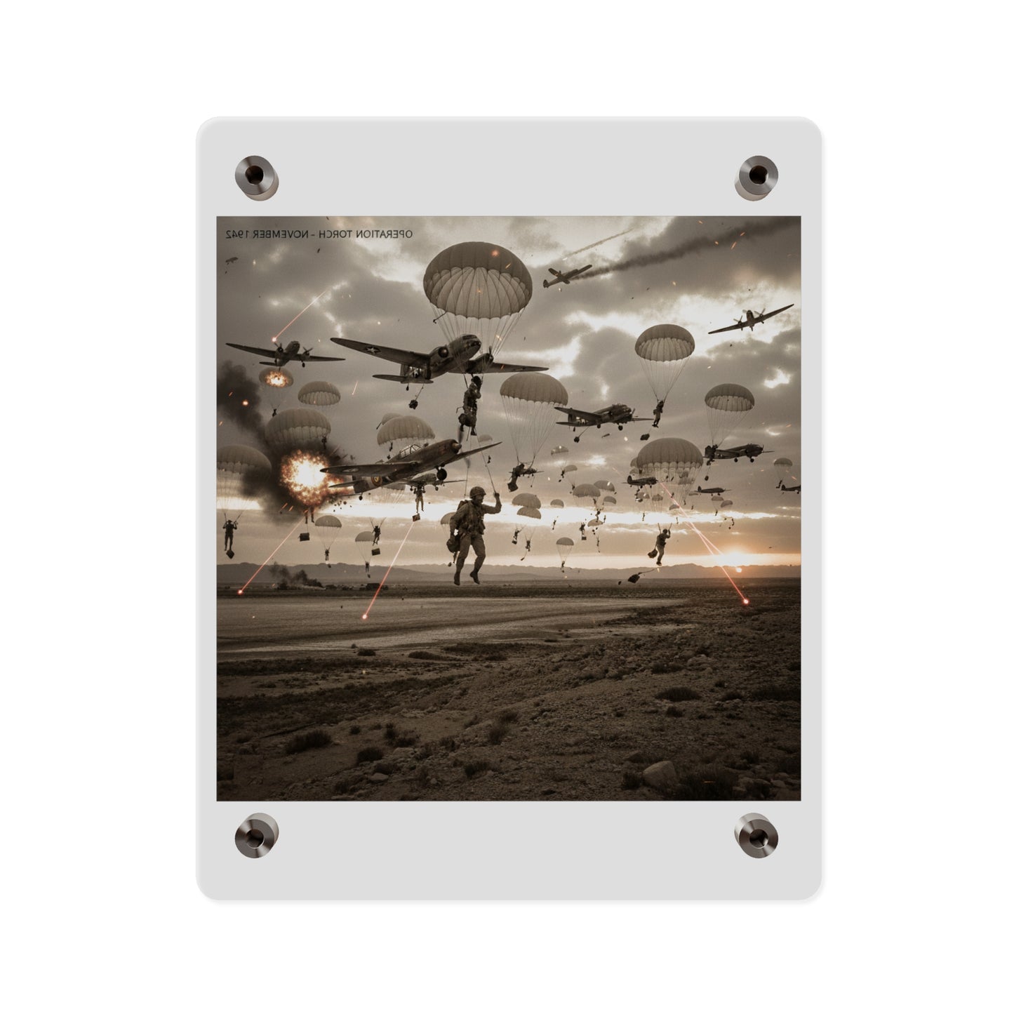 Acrylic Wall Art Panel - Operation Torch Nov 1942