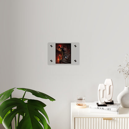 Acrylic Wall Art Panel - devil and maid