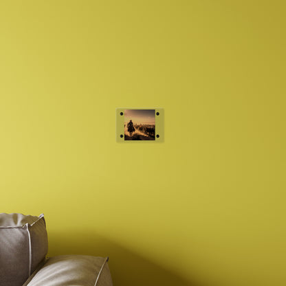 Acrylic Wall Art Panel - Dirty, dusty cattle drive in the Old West