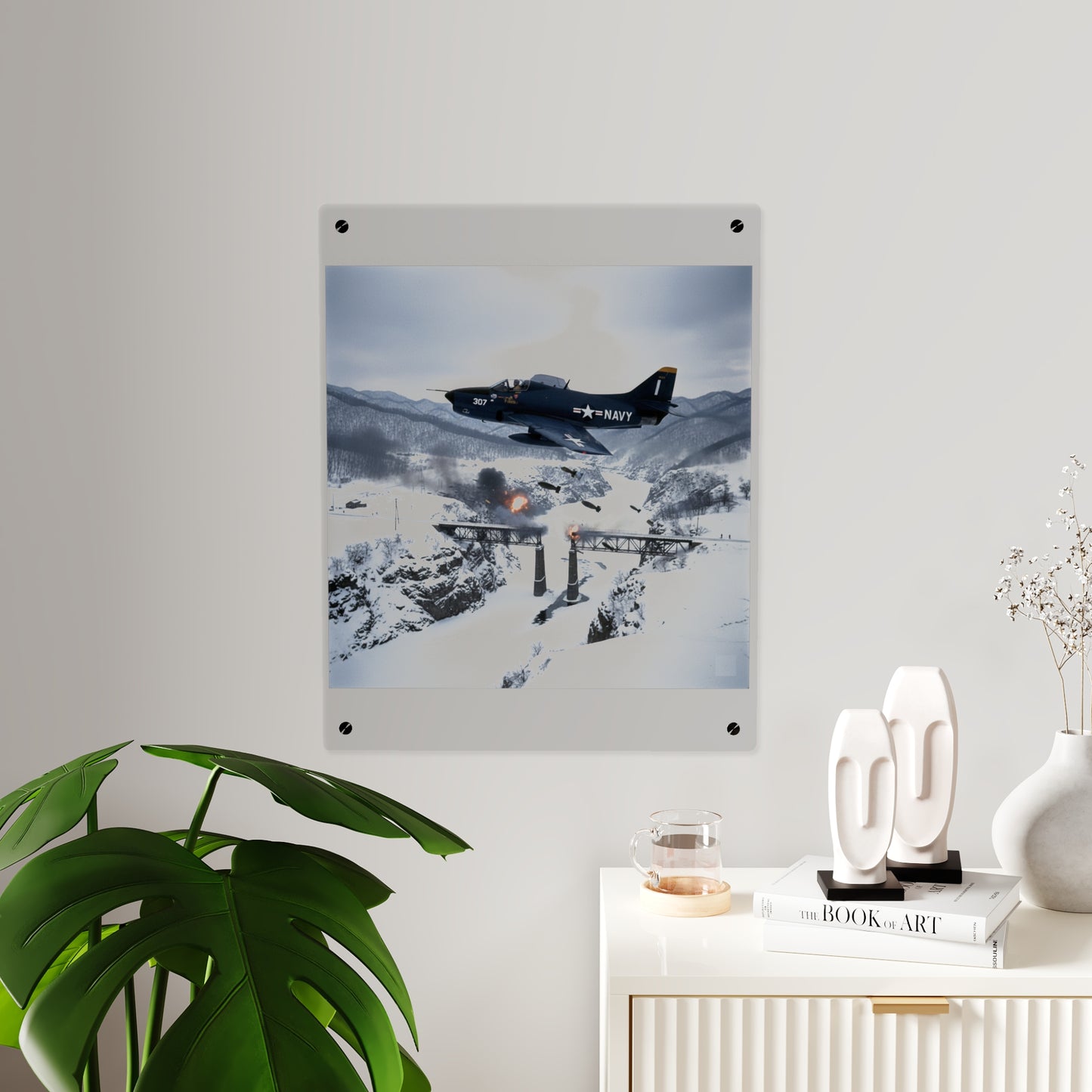 Acrylic Wall Art Panel - Attack at Majon-ni and Samdong-ni during Korean War