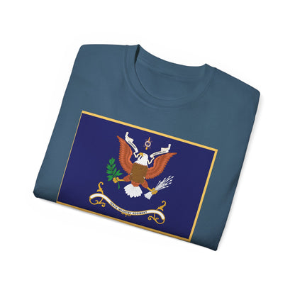 Unisex Ultra Cotton Tee - Regimental Colors  - 10th Infantry Regiment  X 300