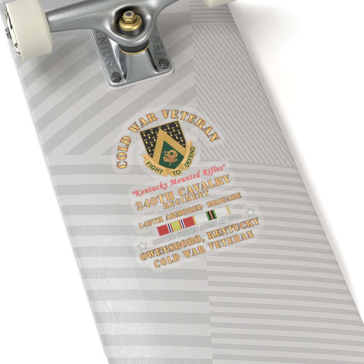 Kiss-Cut Stickers - Army - Cold War Vet -  240th Cavalry Regiment - Owensboro, Kentucky w COLD SVC