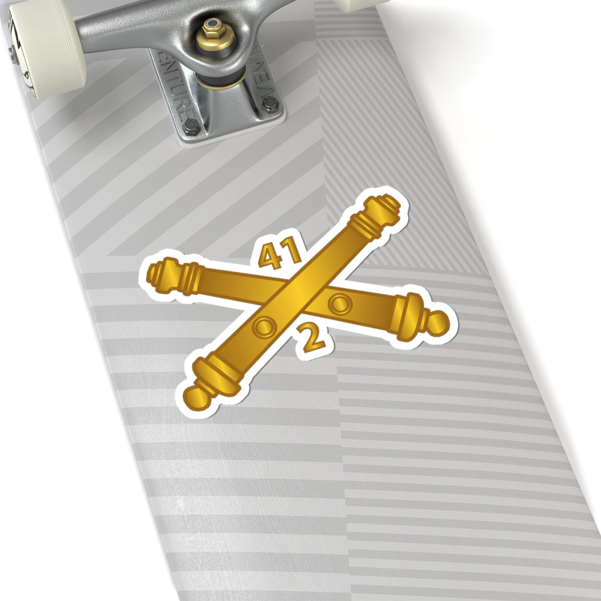 Kiss-Cut Stickers - Army - 2nd Bn 41st Artillery  w Branch X 300