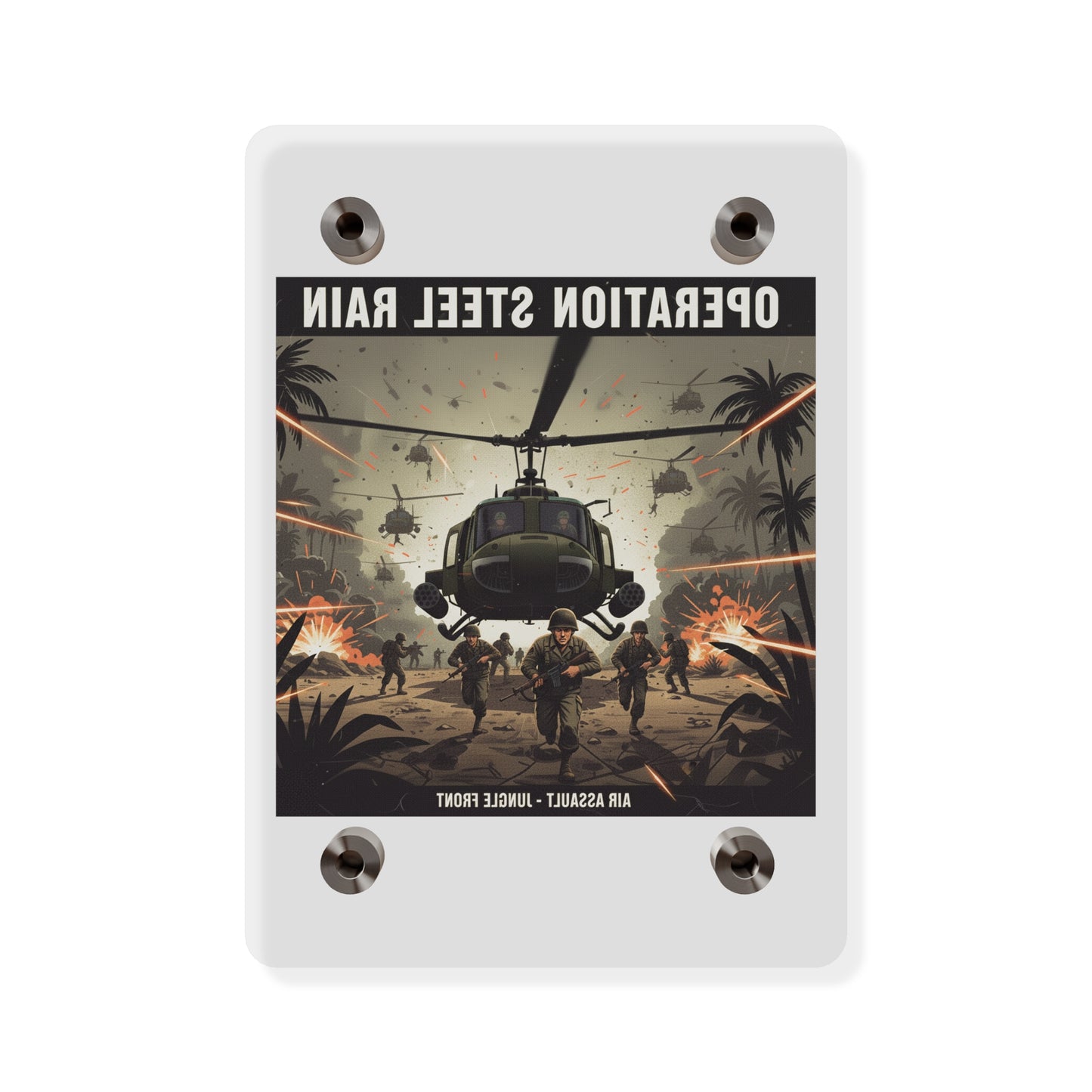 Acrylic Wall Art Panel - Air Assault - Vietnam - Operation Steel Rain