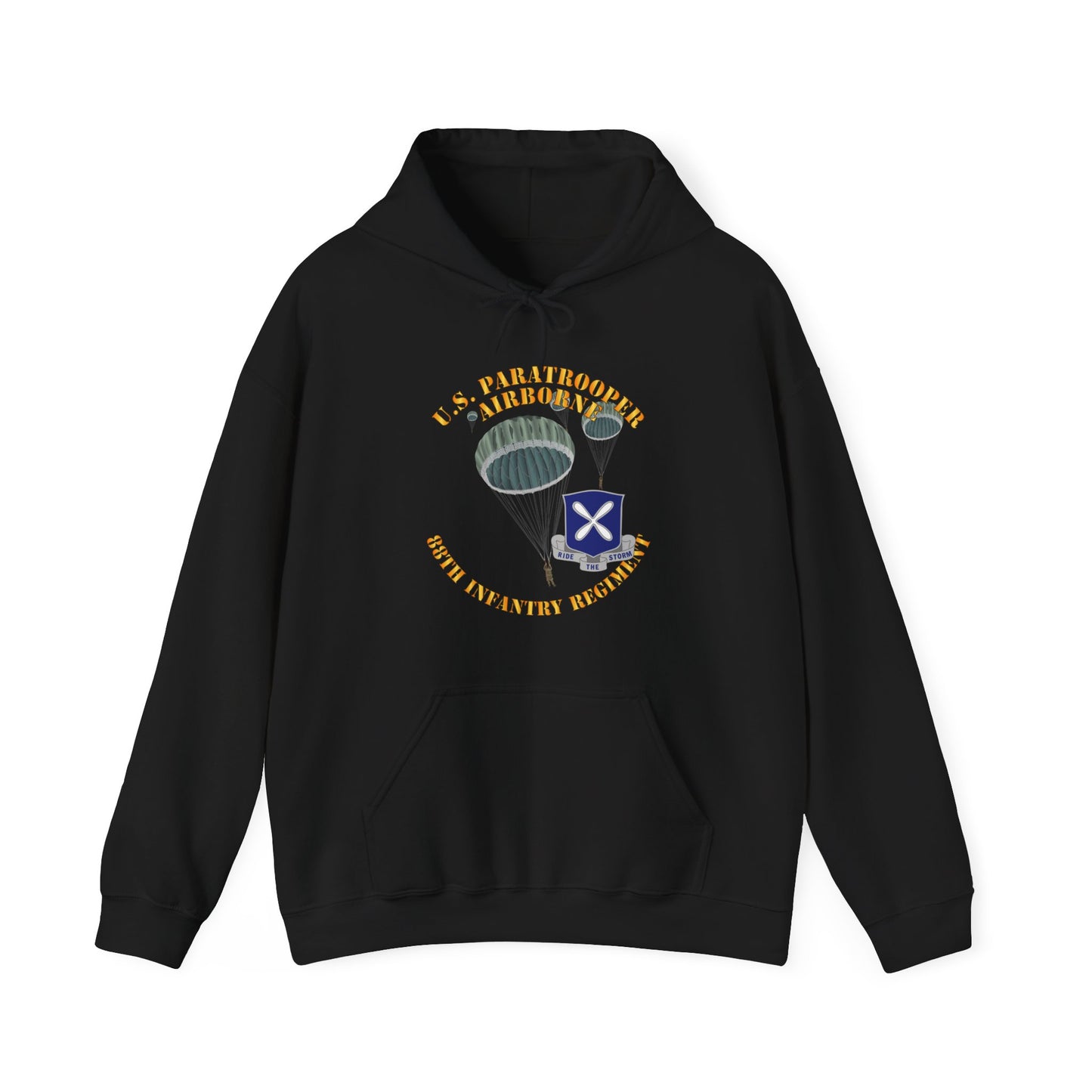 Unisex Heavy Blend™ Hooded Sweatshirt - Army - US Paratrooper - 88th Infantry Regiment X 300