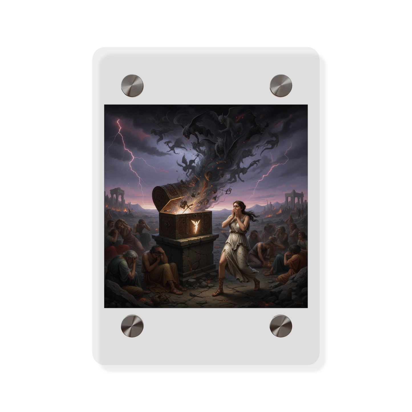 Acrylic Wall Art Panel - Pandoras box