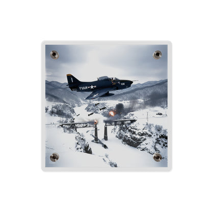 Acrylic Wall Art Panel - Attack at Majon-ni and Samdong-ni during Korean War
