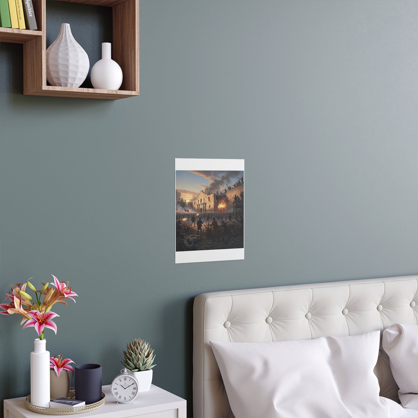 Indoor and Outdoor Silk Posters - Battle of the Alamo