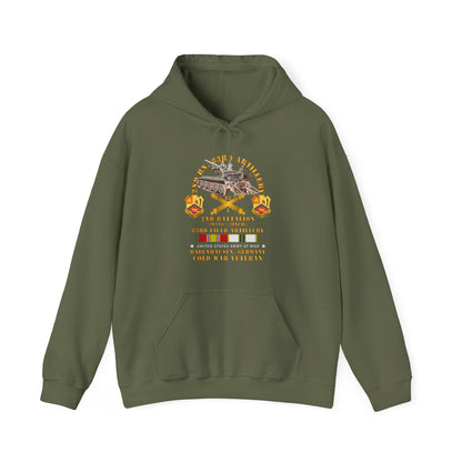 Unisex Heavy Blend™ Hooded Sweatshirt - Army - 2nd Bn 83rd Artillery w M110 - Babenhausen Germany w COLD SVC