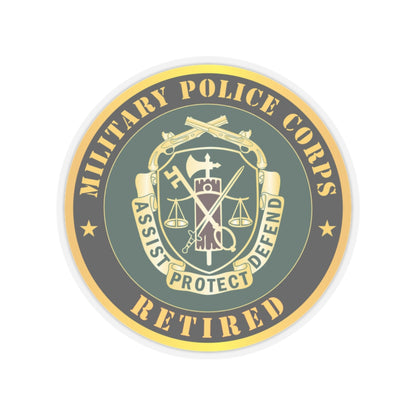 Kiss-Cut Stickers - Army - Military Police Corps Regimental Crest - Retired
