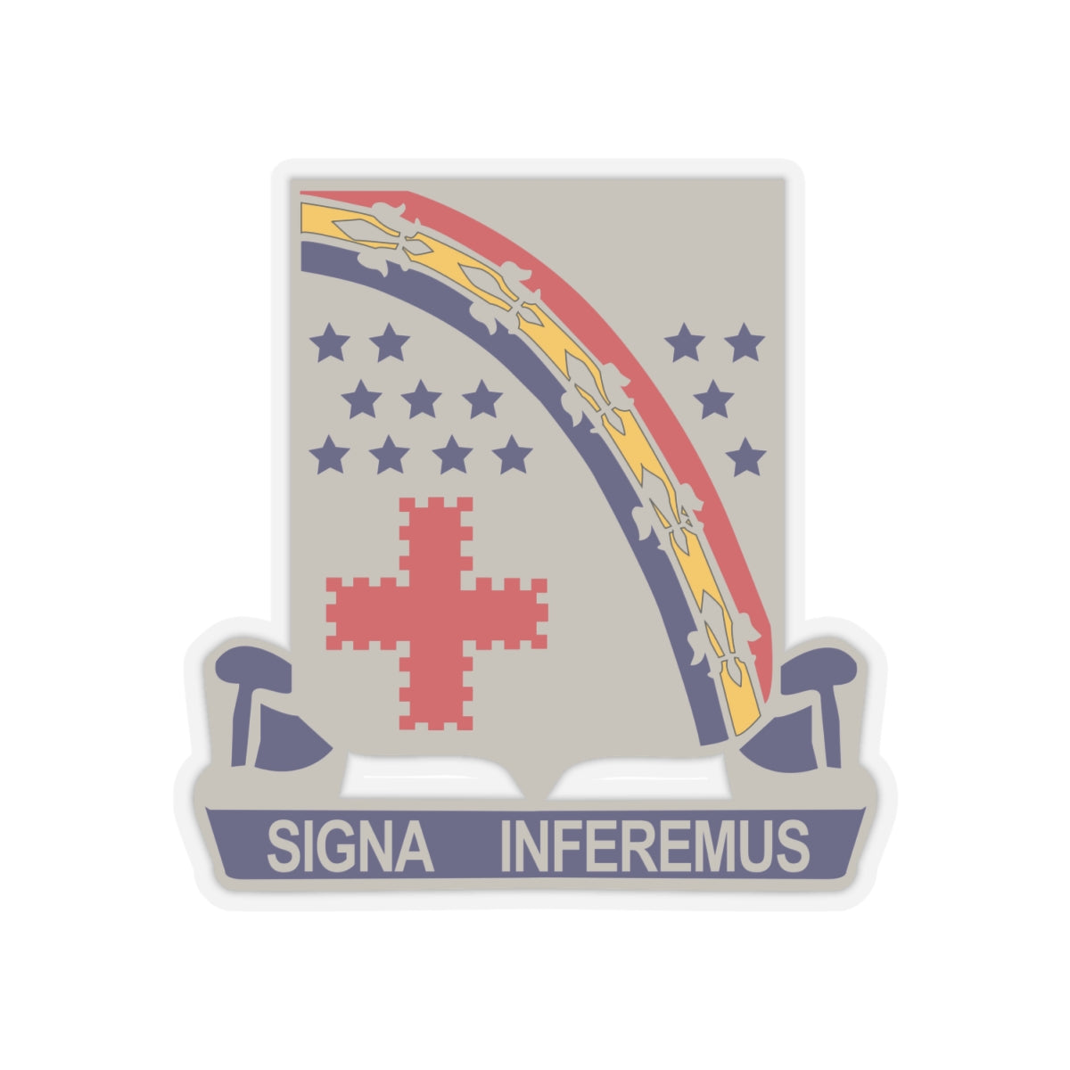 Kiss-Cut Stickers - Army - 167th Infantry Regiment - DUI - wo Txt X 300