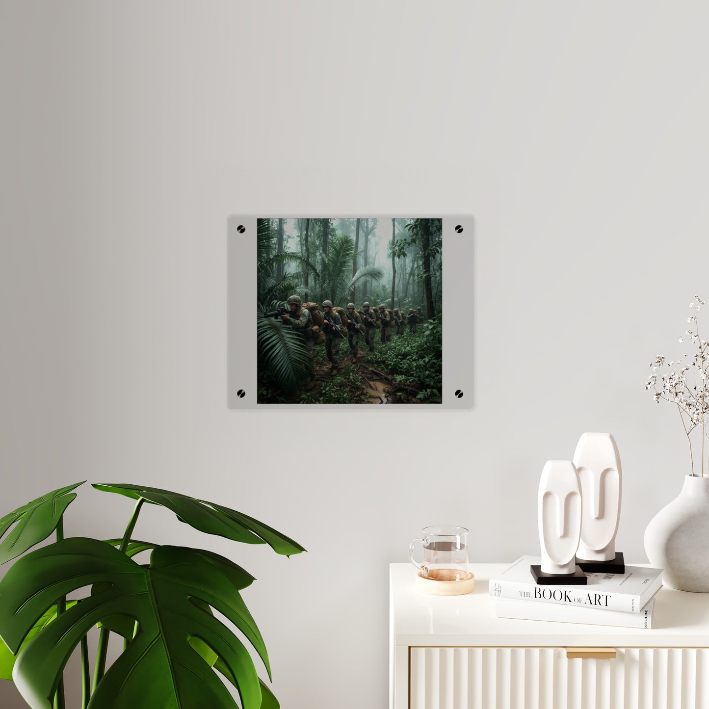 Acrylic Wall Art Panel - Jungle Patrol - Vietnam
