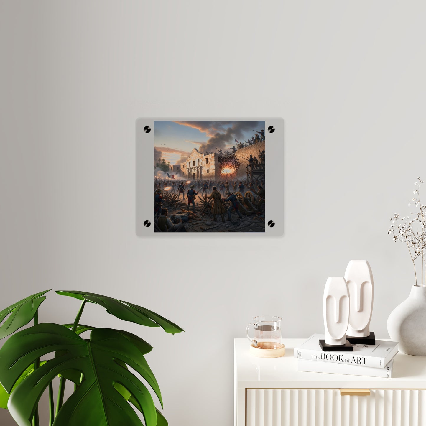 Acrylic Wall Art Panel - Battle of the Alamo