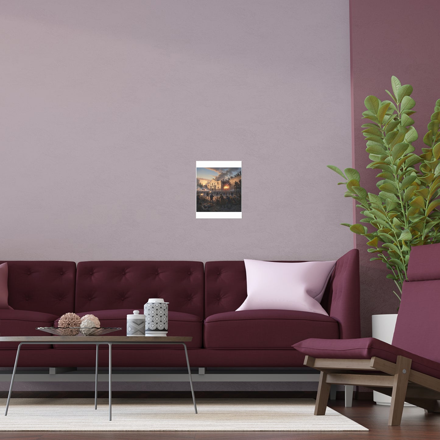 Indoor and Outdoor Silk Posters - Battle of the Alamo
