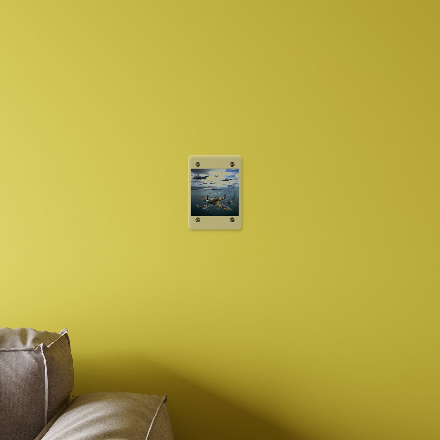 Acrylic Wall Art Panel - British and German aircraft during the Battle of Britain