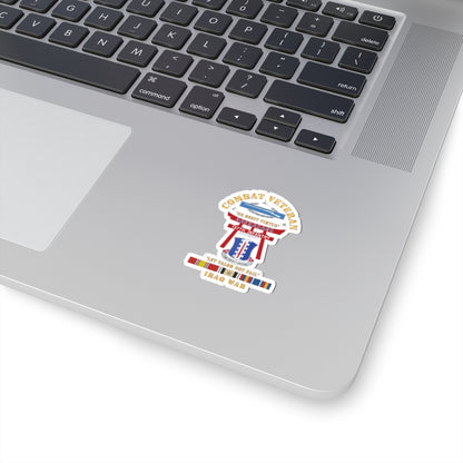 Kiss-Cut Stickers - Army - Combat Veteran - 187th Infantry Regiment - Torii, Rakkasans, Let Valor Not Fail, English, Latin w CIB w IRAQ SVC