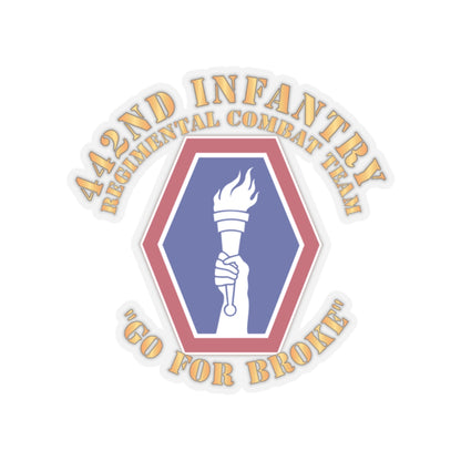 Kiss-Cut Stickers - Army - 442nd Infantry Regimental Combat Team