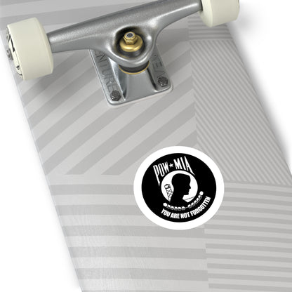 Round Stickers, Indoor\Outdoor POW/MIA Stickers - You Are Not Forgotten!