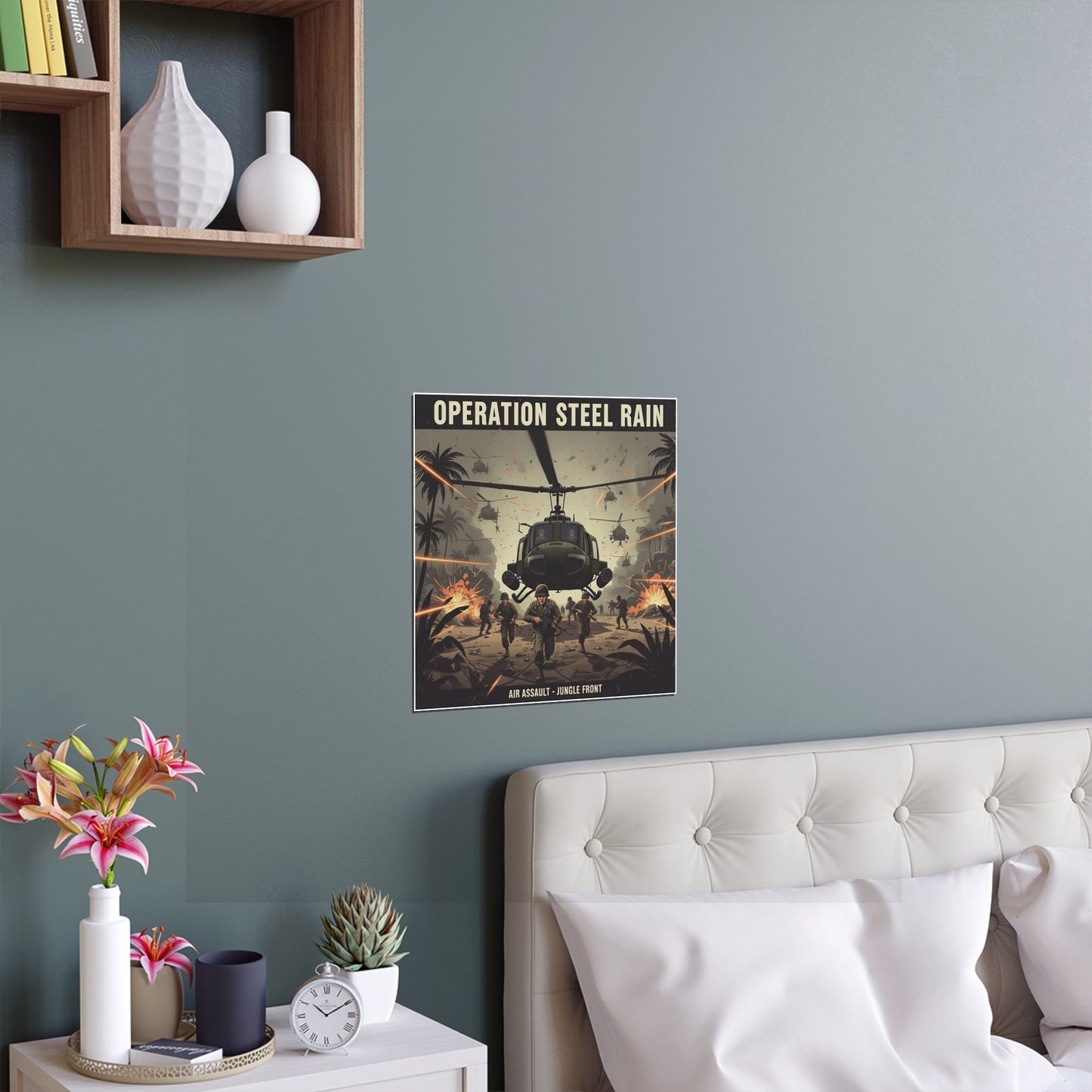 Indoor and Outdoor Silk Posters - Air Assault - Vietnam - Operation Steel Rain