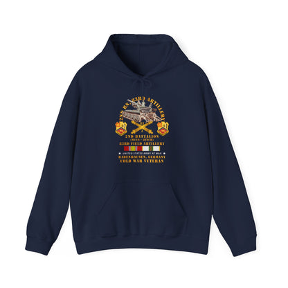 Unisex Heavy Blend™ Hooded Sweatshirt - Army - 2nd Bn 83rd Artillery w M110 - Babenhausen Germany w COLD SVC