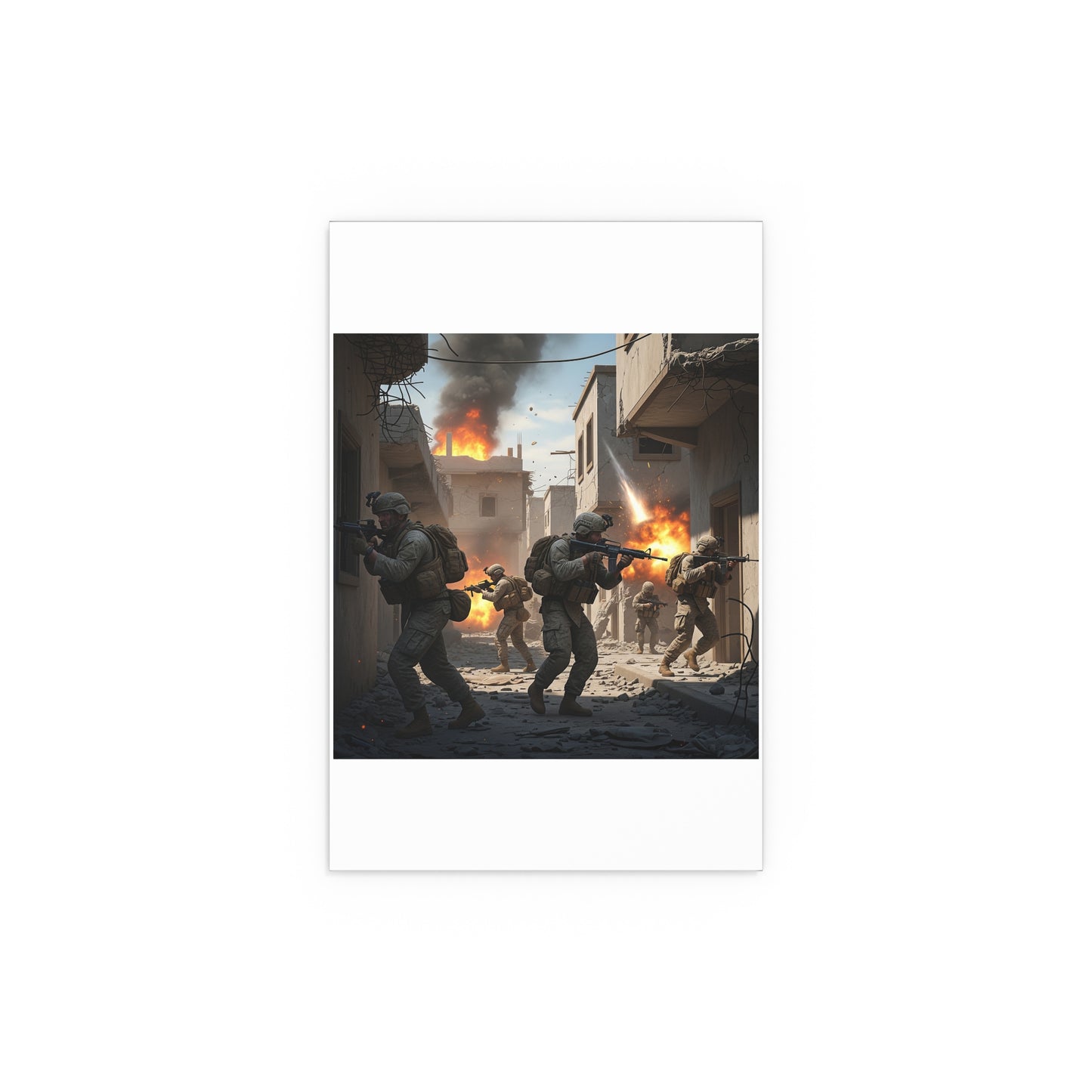 Indoor and Outdoor Silk Posters - 2nd Battle of Fallajuh Iraq War