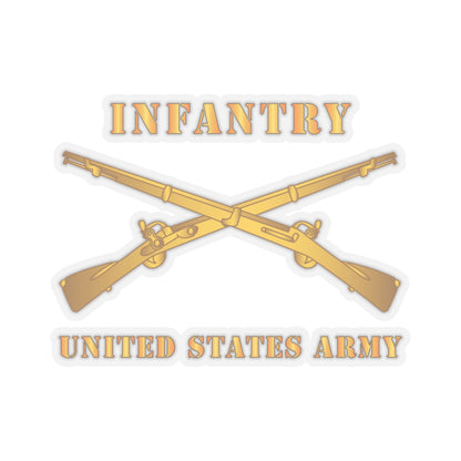 Kiss-Cut Stickers - Army - Infantry - Branch - US Army X 300