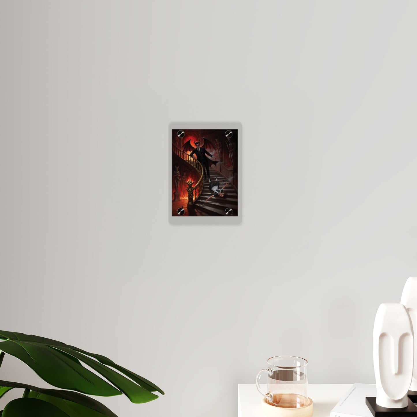 Acrylic Wall Art Panel - devil and maid