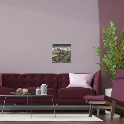 Indoor and Outdoor Silk Posters - RedBall Express w RB
