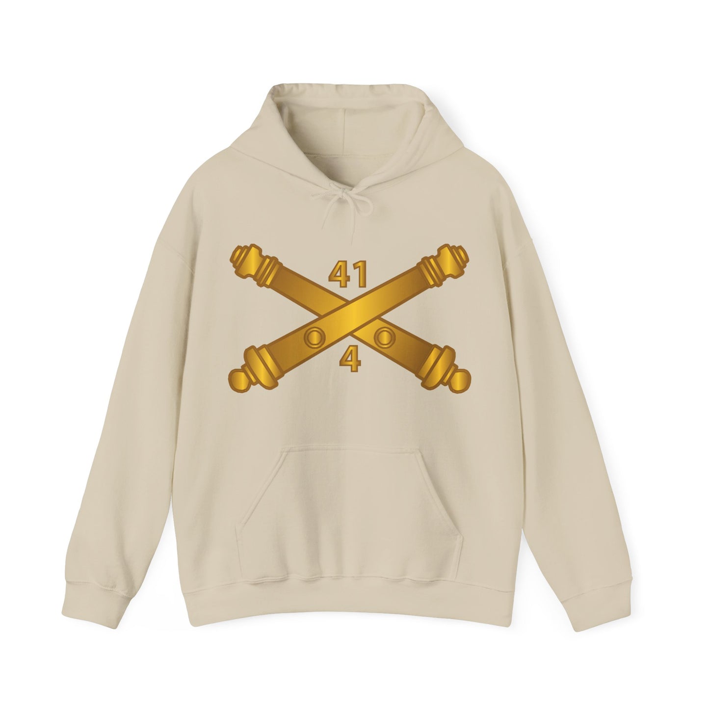 Unisex Heavy Blend™ Hooded Sweatshirt - Army - 4th Bn 41st Artillery  w Branch X 300
