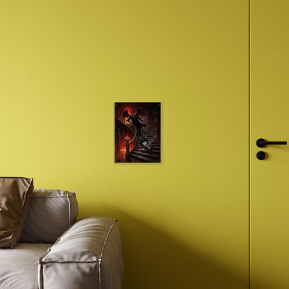 Acrylic Wall Art Panel - devil and maid