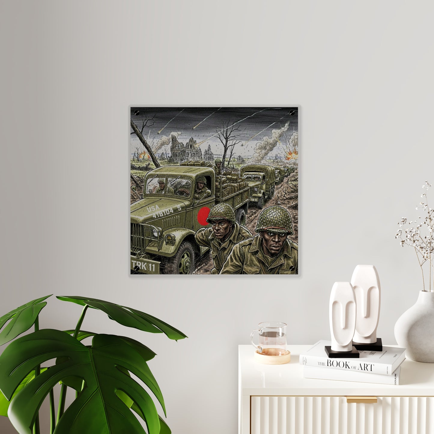 Acrylic Wall Art Panel - RedBall Express w RB