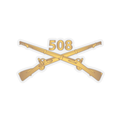 Kiss-Cut Stickers - Army -  508th Infantry Regiment Branch wo Txt X 300