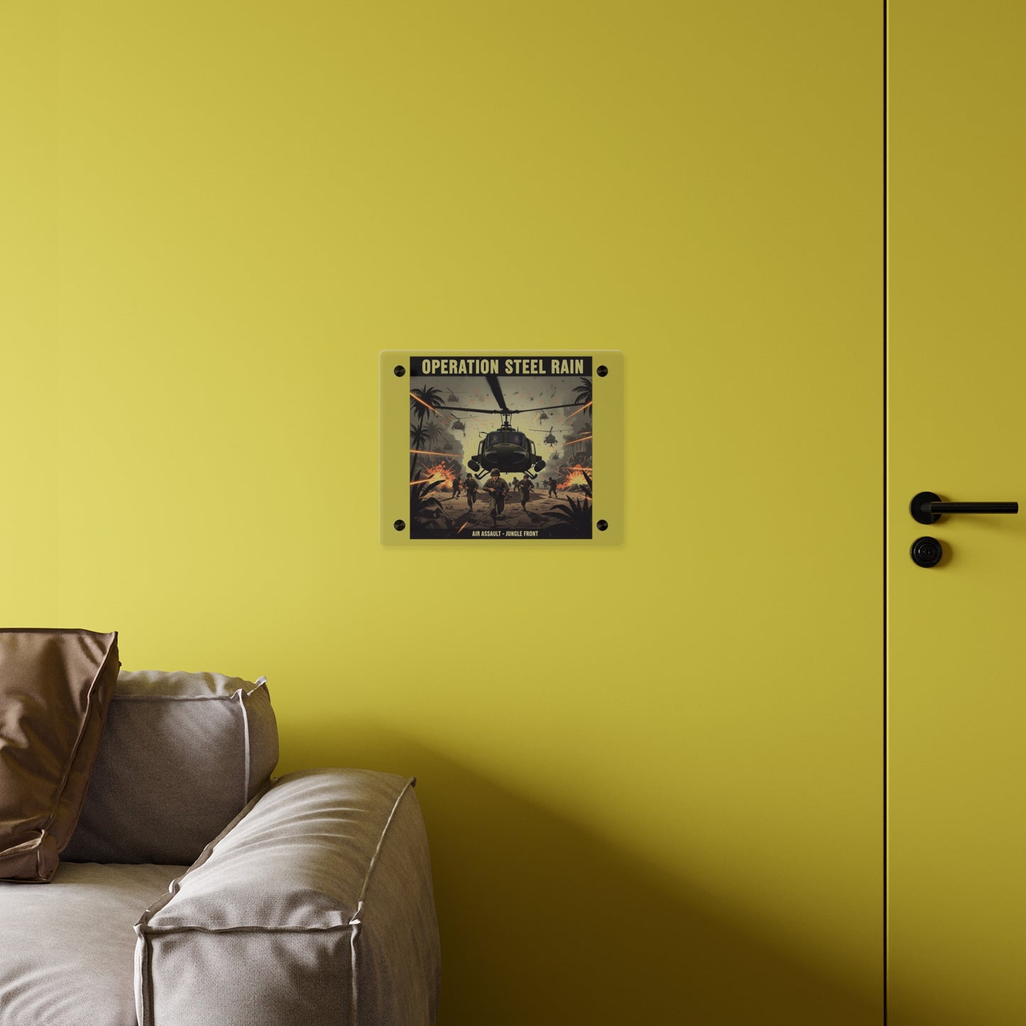 Acrylic Wall Art Panel - Air Assault - Vietnam - Operation Steel Rain