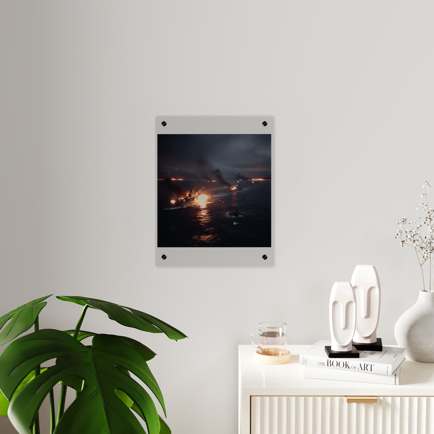 Acrylic Wall Art Panel - WWII Suda Straights Battle