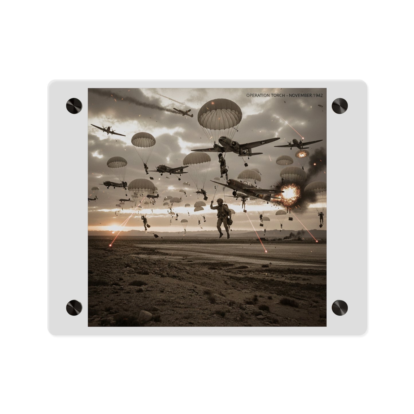 Acrylic Wall Art Panel - Operation Torch Nov 1942