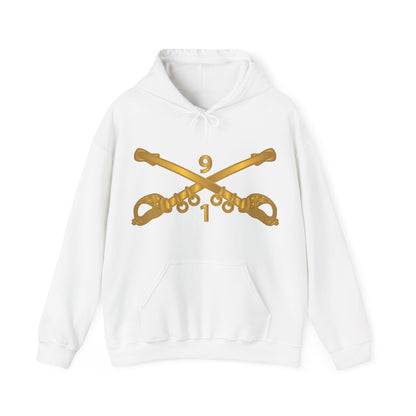 Unisex Heavy Blend™ Hooded Sweatshirt - Army - 1st Squadron, 9th Cavalry Branch wo Txt X 300