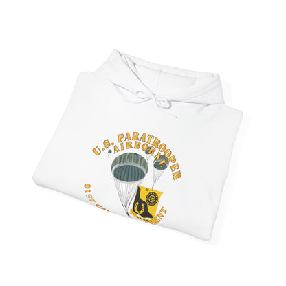 Unisex Heavy Blend™ Hooded Sweatshirt - Army - US Paratrooper - 91st Cavalry Regiment X 300