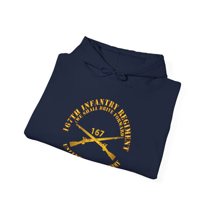 Unisex Heavy Blend™ Hooded Sweatshirt - 167th Infantry Regiment - We shall Drive Forward - Infantry Branch X 300