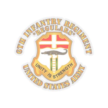 Kiss-Cut Stickers - Army - 6th Infantry Regiment - Regulars