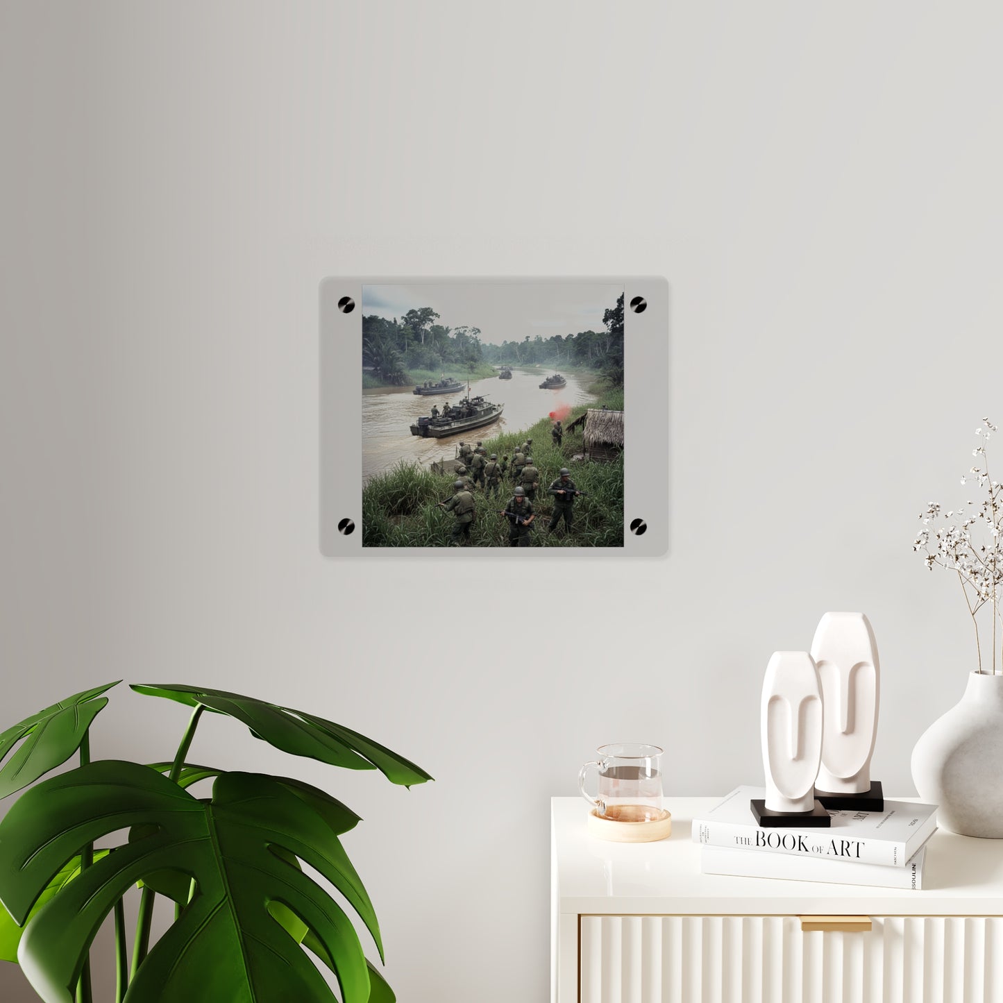 Acrylic Wall Art Panel - MRF - 9th Infantry in the Mekong - Vietnam