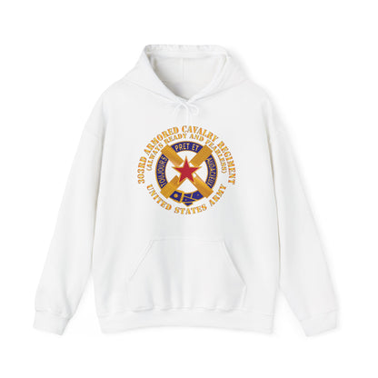 Unisex Heavy Blend™ Hooded Sweatshirt - Army - 1st Squadron, 303rd Armored Cavalry Regiment - DUI - Always Ready and Fearless - US Army X 300